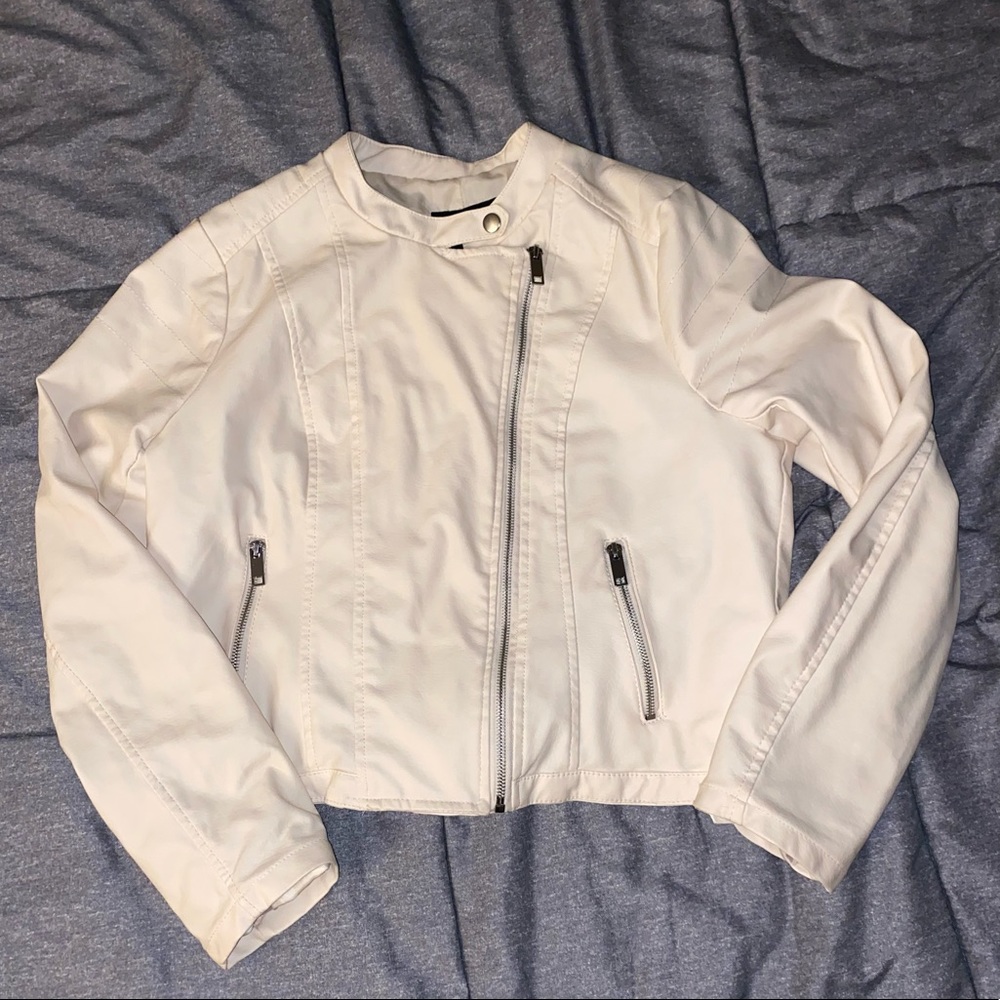 B Sweet faux leather jacket